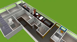 新城区办公区长条 poster